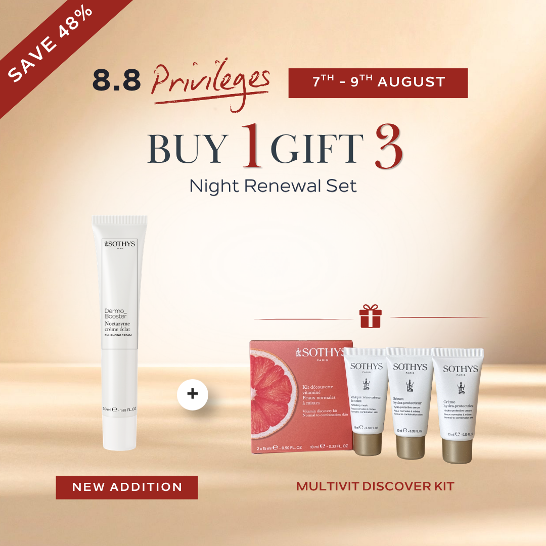 Dermobooster Noctazyme Enhancing Cream 50ML + Multivit Discovery Kit Set