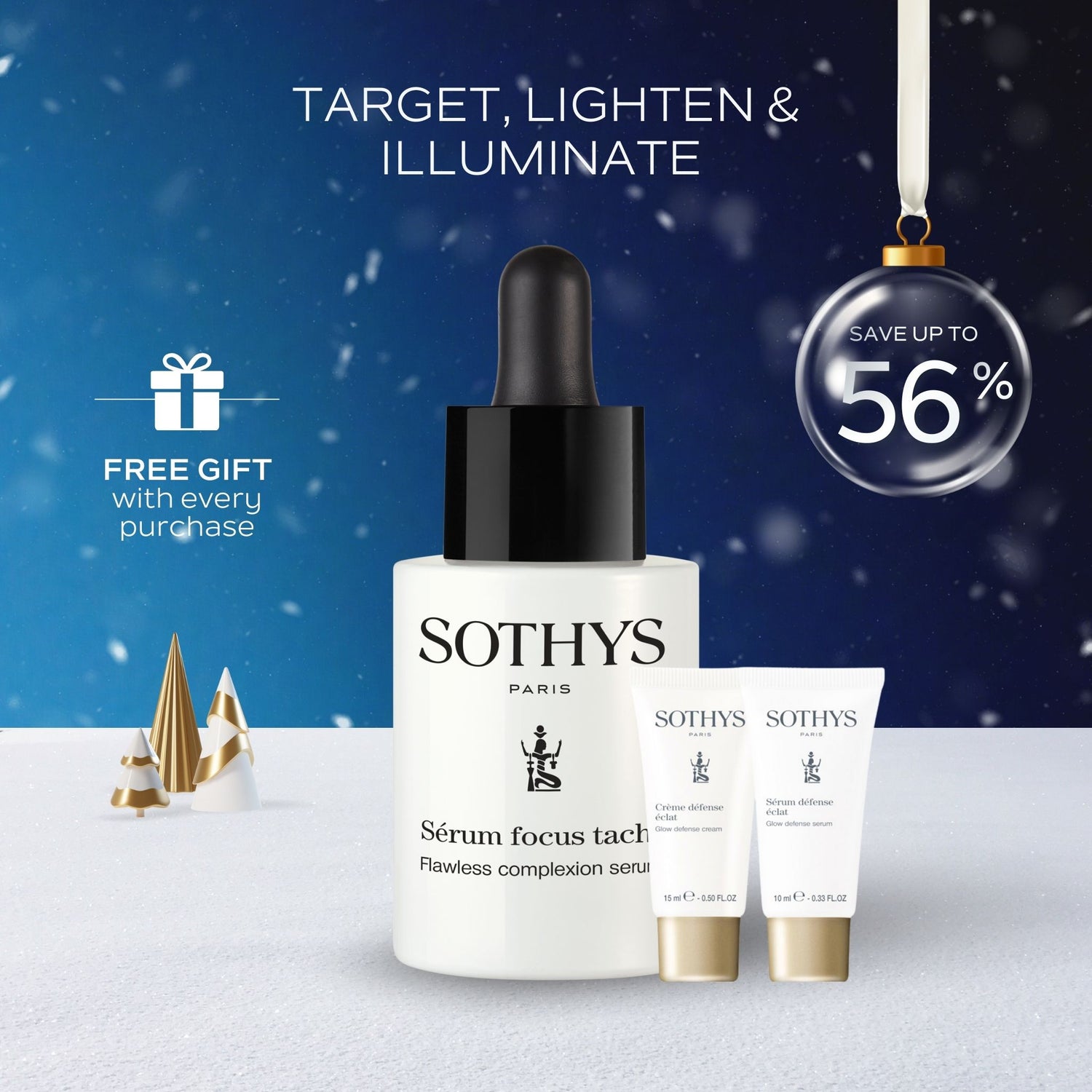 Flawless Complexion Serum 30ML+ 24 Glow Defense Kit SET