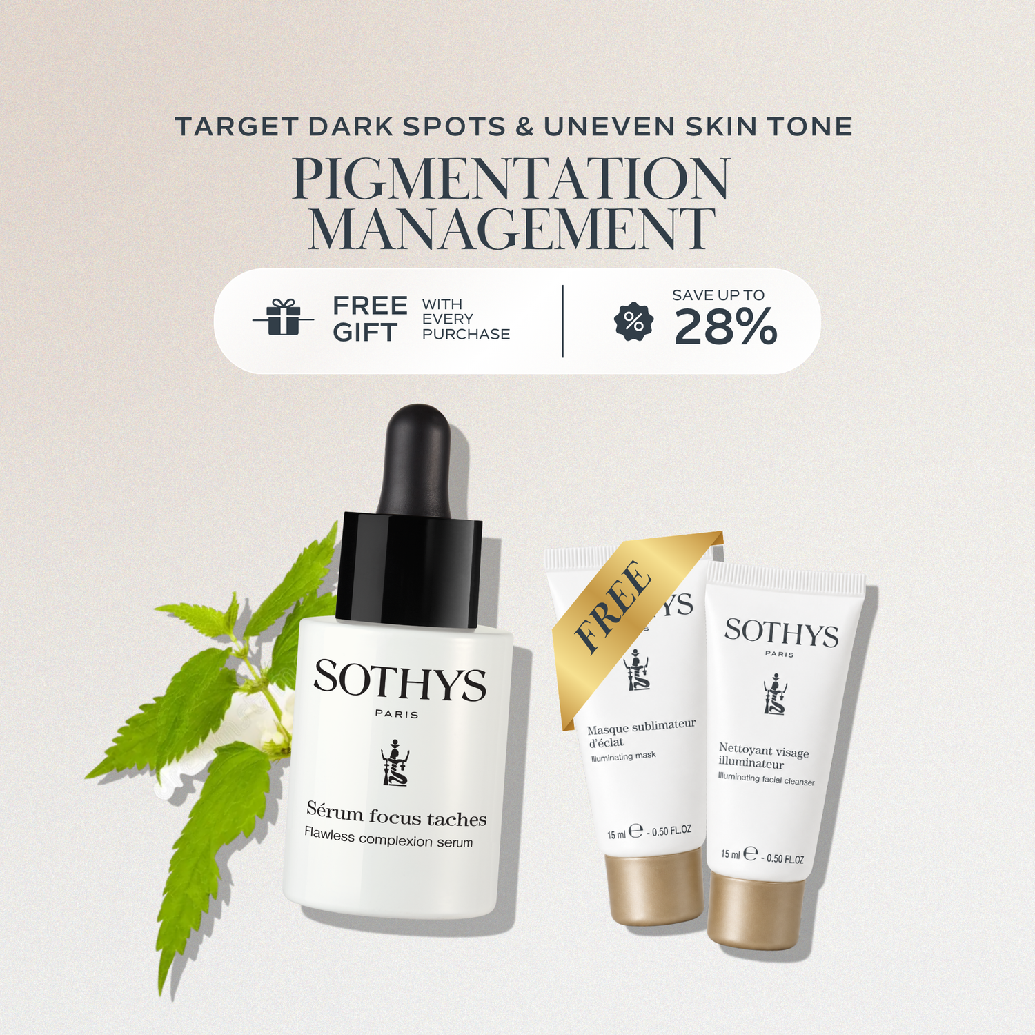 Flawless Complexion Serum 30ML + Illuminating Facial Cleanser 15ML + Illuminating Mask 15ML SET