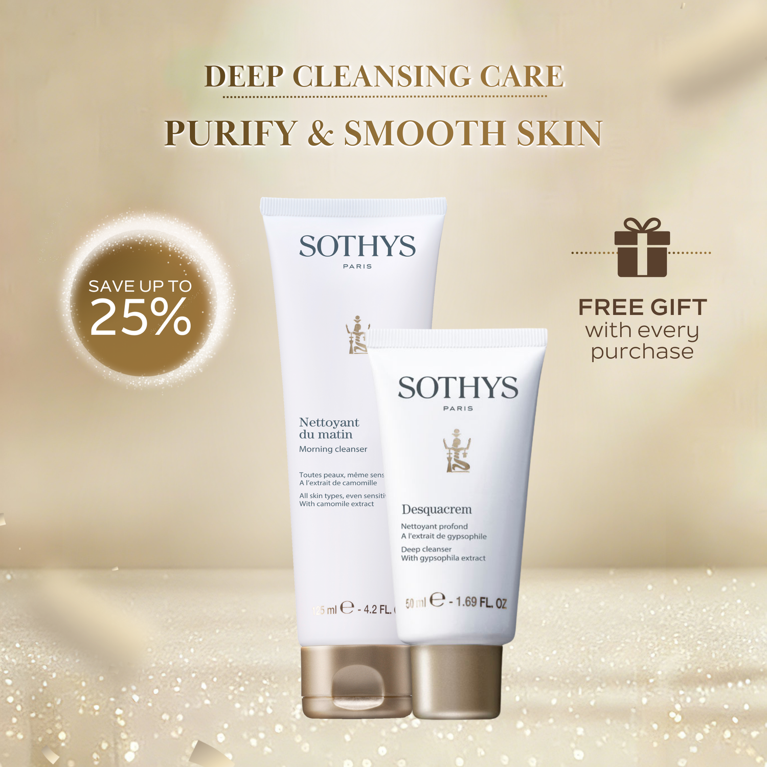 Desquacrem 50ML+ Morning Cleanser 125ML SET