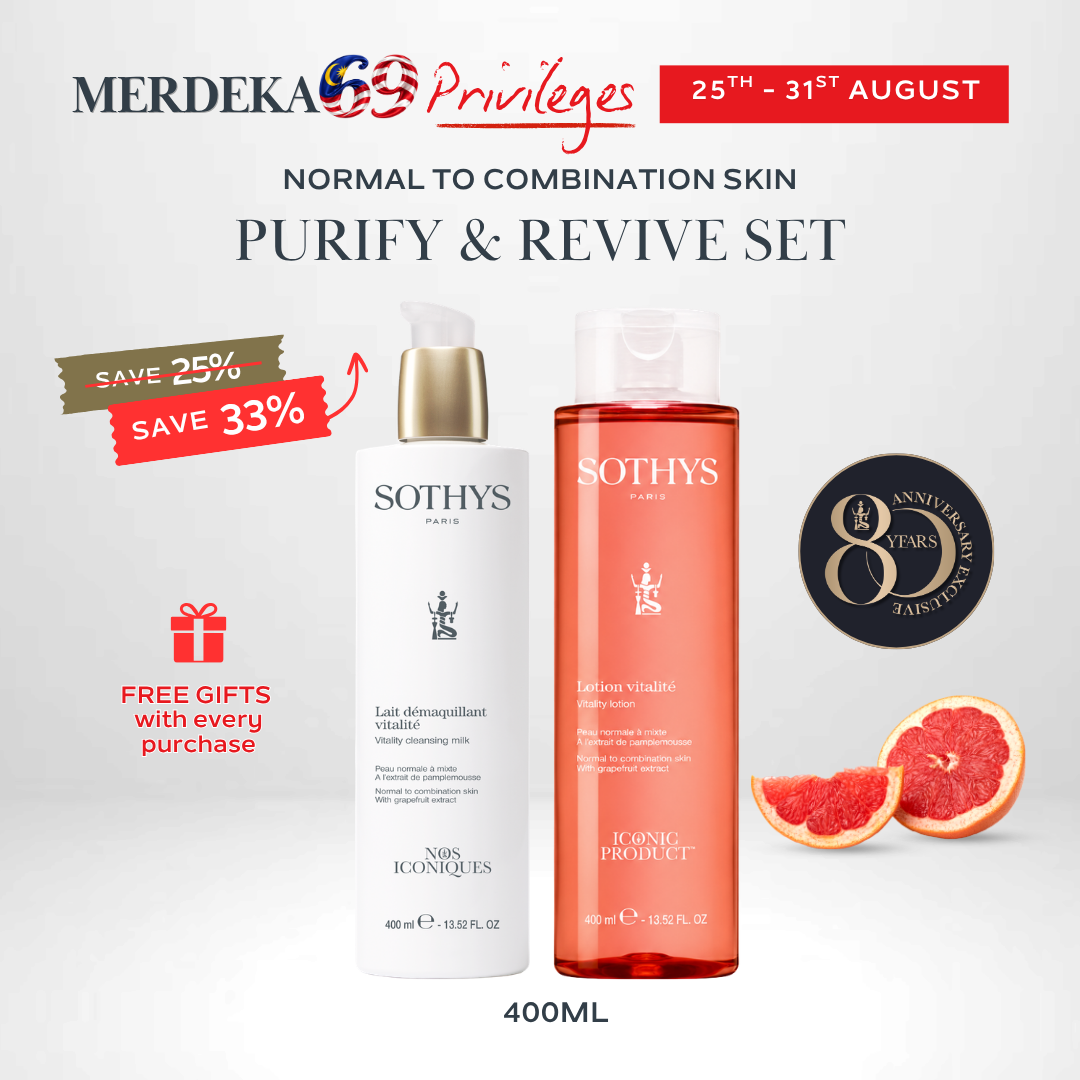 Vitality Cleansing Milk 400ML+ Vitality Lotion 400ML Set