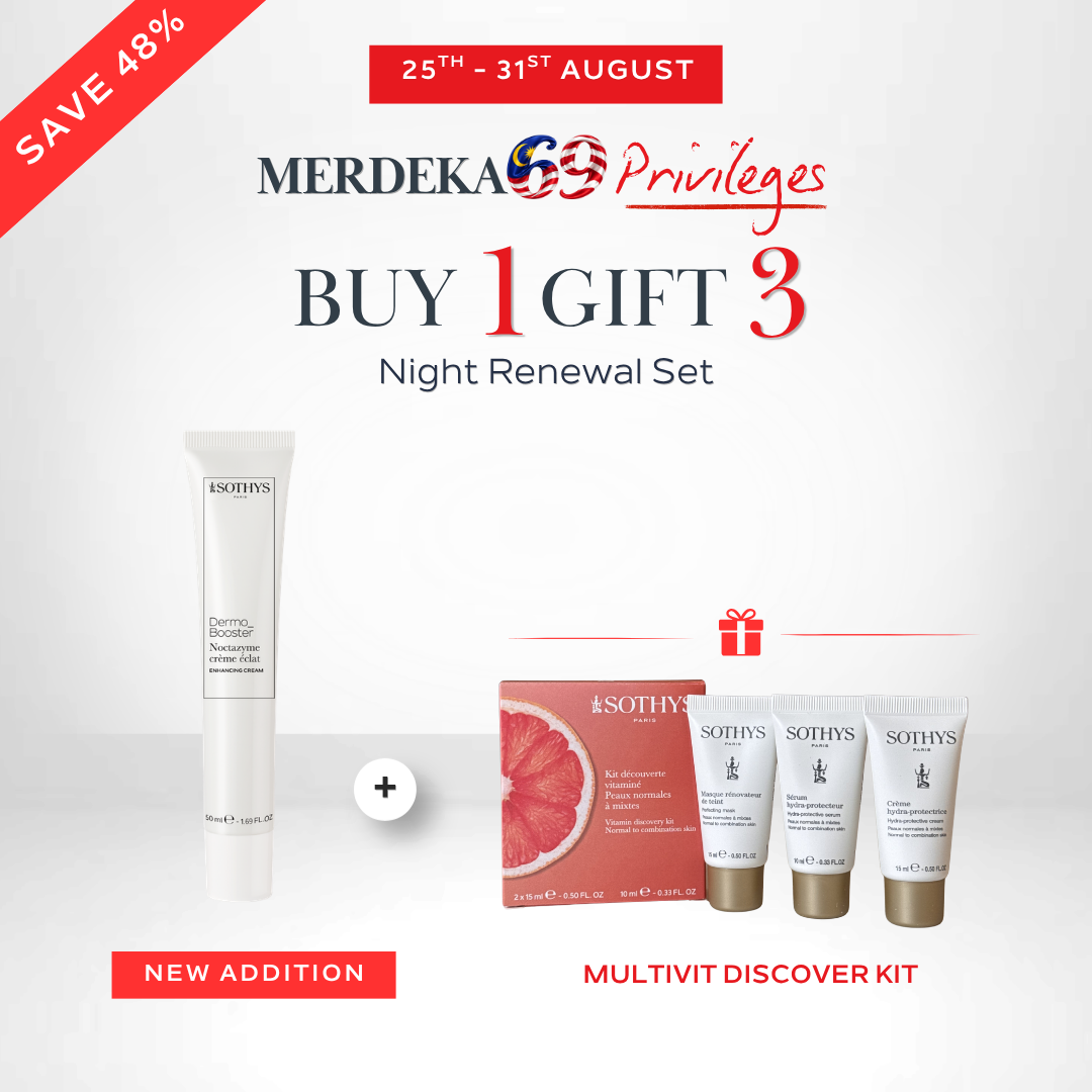 Dermobooster Noctazyme Enhancing Cream 50ML + Multivit Discovery Kit Set